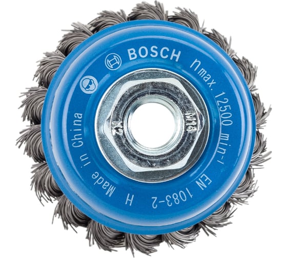 Щетка чашечная (65 мм; М14) стальная витая Bosch 2608622099 1