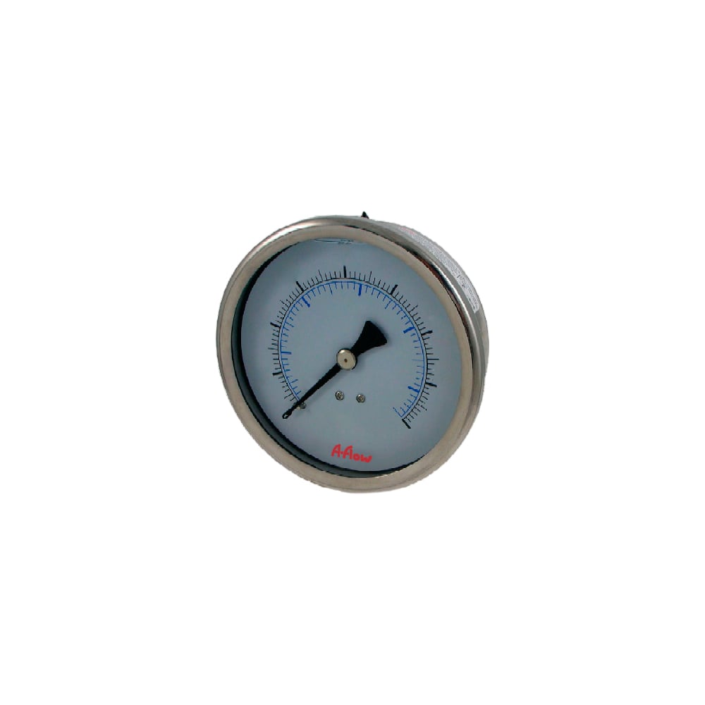 Манометр от 0 до 6 бар из нержавеющей стали, D40 мм, NPT 1/8", штуцер ...