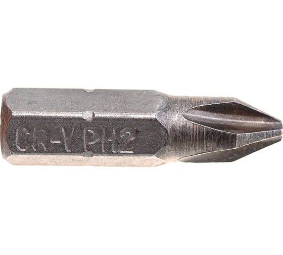 Биты PH№2, тип хвостовика C 1/4", длина 25 мм, 20 шт MIRAX 26251-2-25-20