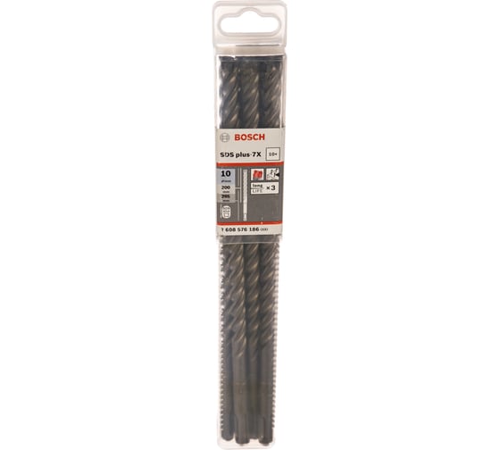 Бур SDS Plus-7 (10 шт; 10x200x265 мм) Bosch 2608576186