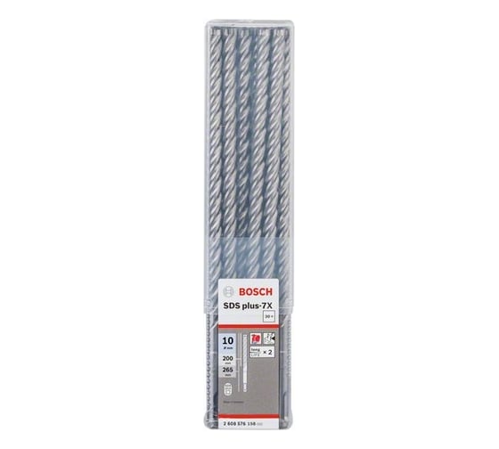 Бур SDS Plus-7X (30 шт; 10x200x265 мм) Bosch 2608576198