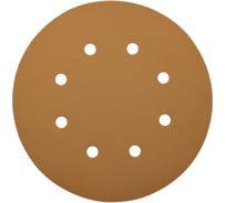 Круг шлифовальный GOLD 180 мм, Р240, на липучке, 8 отверстий, 10 шт PADU GOLD-10шт-D180-8отв-240