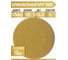 Круг шлифовальный GOLD 125 мм, Р150, на липучке, без отверстий, 10 шт PADU GOLD-10шт-D125-150 3