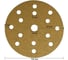 Круг шлифовальный GOLD 150 мм, Р80, на липучке, 15 отверстий, 10 шт PADU GOLD-10шт-D150-15отв-80 3