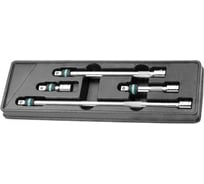 Набор удлинителей 1/2 DR с фиксатором, 75-375мм, 4шт Jonnesway S60H4304S 48667