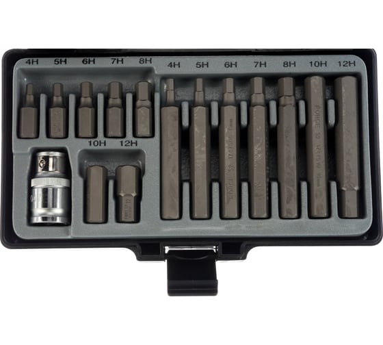 Набор шестигранных бит FORCE 4155 1/2