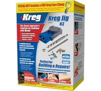 Приспособление для соединения саморезами Kreg Jig Jr. в комплекте со струбциной R3-PROMO
