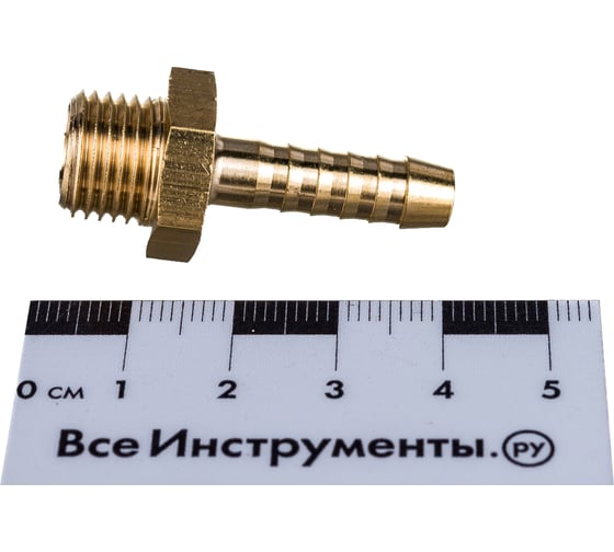 Штуцер под шланг 1/4 х 6мм RODCRAFT 8951011801
