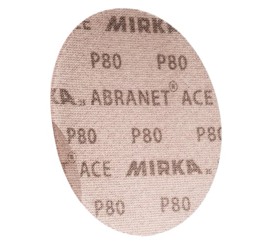 Шлифовальный круг на сетчатой основе Abranet Ace (77 мм; P80; 50 шт.) MIRKA AC20305080 1