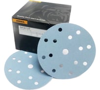 Круг шлифовальный для сухой обработки поверхностей BASECUT (100 шт; 150 мм; 15 отв.; Р100) MIRKA 2261109910