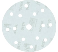 Круг шлифовальный для сухой обработки поверхностей BASECUT (100 шт; 150 мм; 15 отв.; Р320) MIRKA 2261109932