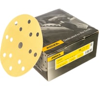 Круг шлифовальный GOLD (100 шт; 150 мм; 15 отв.; Р240) MIRKA 2361109925