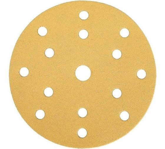 Круг шлифовальный GOLD (100 шт; 150 мм; 15 отв.; Р400) MIRKA 2361109941