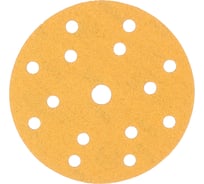 Круг шлифовальный GOLD (100 шт; 150 мм; 15 отв.; Р80) MIRKA 2361109980