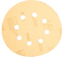 Шлифовальный круг для сухой обработки GOLD (125 мм; Р320; 8 отв.; 50 шт.) MIRKA 2361585032