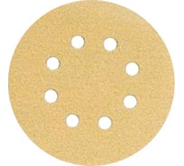 Шлифовальный круг для сухой обработки GOLD (125 мм; Р60; 8 отв.; 50 шт.) MIRKA 2361585060
