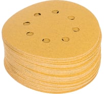 Шлифовальный круг для сухой обработки GOLD (125 мм; Р80; 8 отв.; 50 шт.) MIRKA 2361585080