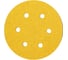 Шлифовальный круг для сухой обработки GOLD (150 мм; Р500; 6 отв.; 100 шт.) MIRKA 2336509951 1