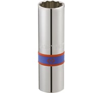 Свечная двенадцатигранная головка 1/2 резиновый фиксатор KING TONY 463016R