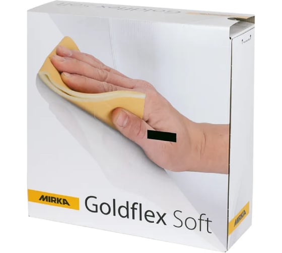 Лист шлифовальный GOLDFLEX-SOFT (200 шт; 115х125 мм; P180) MIRKA 2912707018