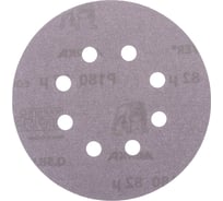 Круг шлифовальный Q.SILVER (100 шт; 125 мм; 8 отв; P180) MIRKA 3661609918