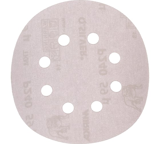 Круг шлифовальный Q.SILVER (100 шт; 125 мм; 8 отв; P240) MIRKA 3661609925