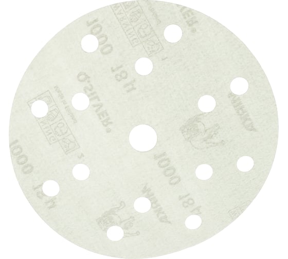 Круг шлифовальный Q.SILVER (50 шт; 150 мм; 15 отв; P1000) MIRKA 3661105092 1