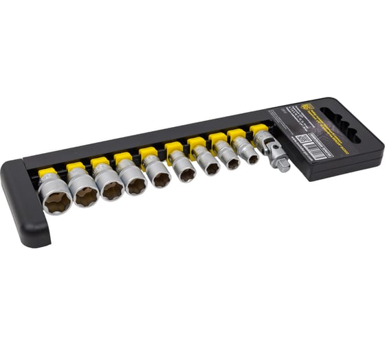 Набор торцевых головок 1/4 SuperLock 10шт Berger BG BG2032