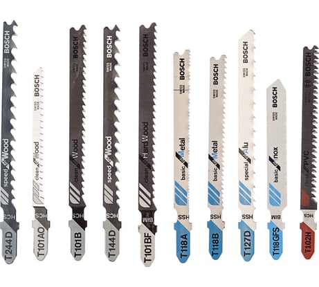 Набор пилок для лобзика All in One (10 шт.) Bosch 2607011171