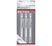 Пилка для лобзика T367XHM (132 мм; 3 шт.) Bosch 2608667562