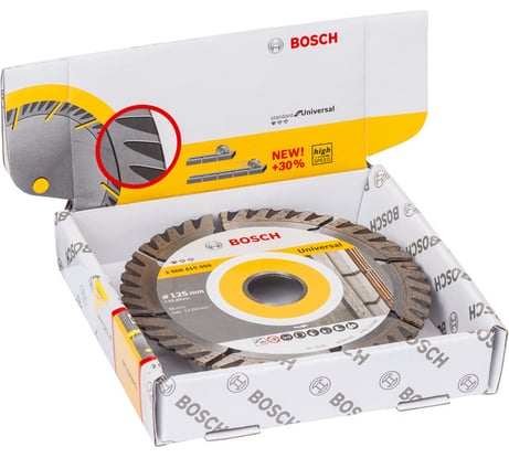 Диск алмазный Universal (125х22.2 мм; 10 шт.) Bosch 2608615060