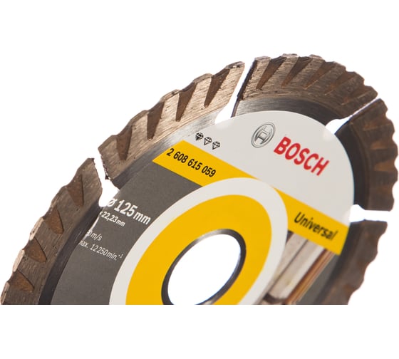 Диск алмазный Universal (125х22.2 мм) Bosch 2608615059