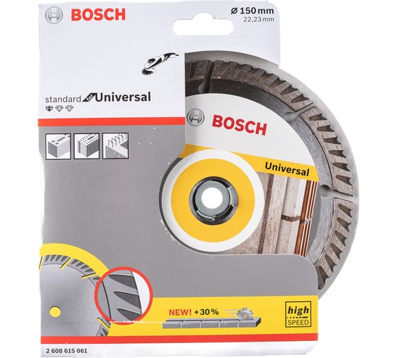 Диск алмазный Universal (150х22.2 мм) Bosch 2608615061