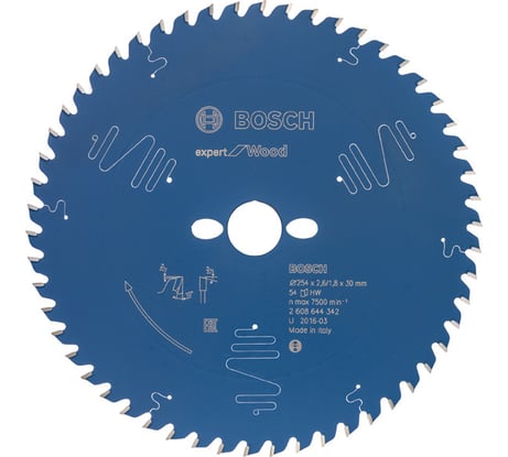 Диск пильный по дереву Expert for Wood (254x30 мм) Bosch 2608644342