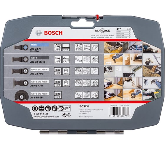 Набор полотен по дереву и металлу (5 шт.) Bosch 2608664131