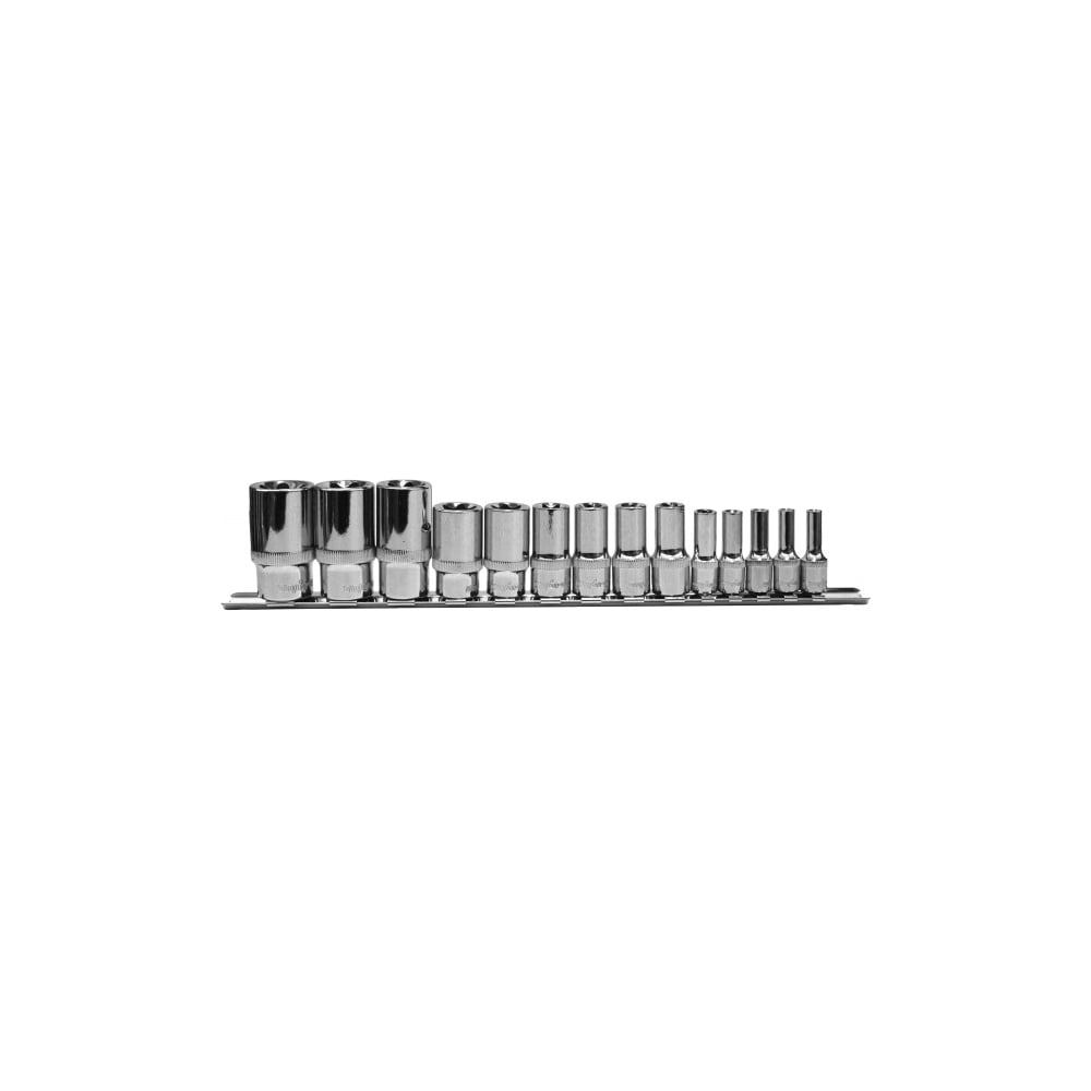 Набор торцевых головок TORX (E4-E24; 1/4"; 3/8"; 1/2"; 14 шт.) Ombra ...