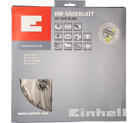 Диск пильный по дереву (315x30x3.0 мм; 40Z) Einhell 4502011