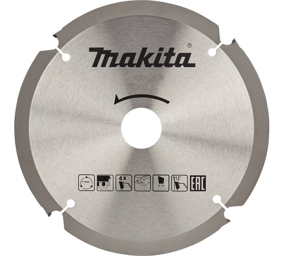 Диск пильный для цементноволокнистых плит (185x30x2.3/1.6 мм; 4T) Makita B-49264 1