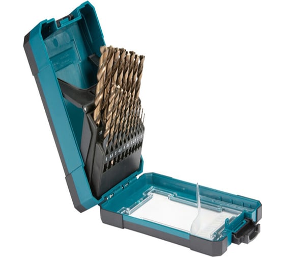 Набор сверл M-force (19 шт.; 1-10 мм; шаг 0.5 мм) Makita D-67583