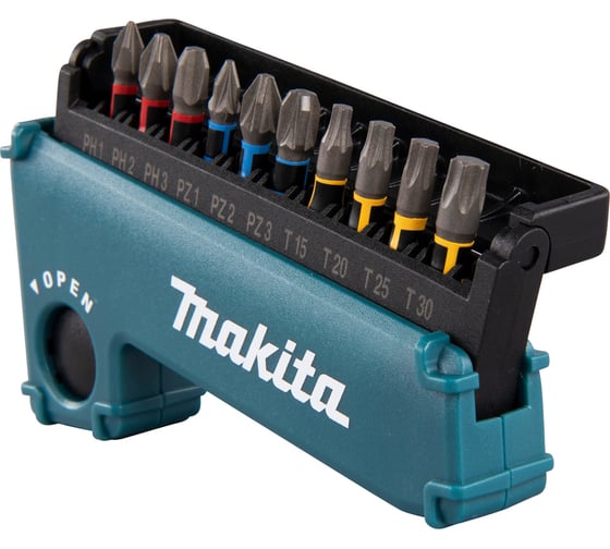Набор насадок Impact Premier (11 шт.; 25 мм; C-form; PH, PZ, T; магнитный держатель) Makita E-03567