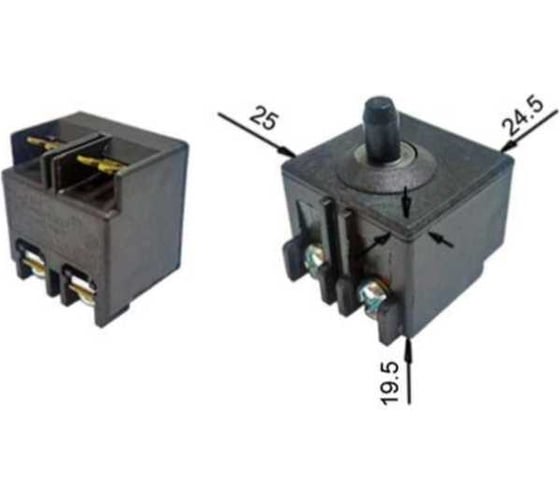 Выключатель hlt-125w-1 (для УШМ-115/125 Интерскол, DWT, STERN, FERM) ZeepDeep 887457 1