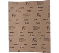 Бумага шлифовальная водостойкая (230х280 мм; WPF Р 100) 50шт/уп MIRKA 2110105010RU