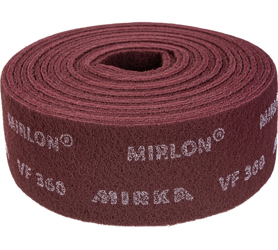 Шлифовальный материал на нетканой основе MIRLON (115 мм x 10 м; Р360) MIRKA 805BY001373R