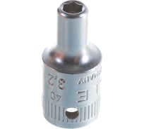 Головка торцевая 6-гранная 1/4", 3,2 мм Stahlwille 01010032 В0000000060809