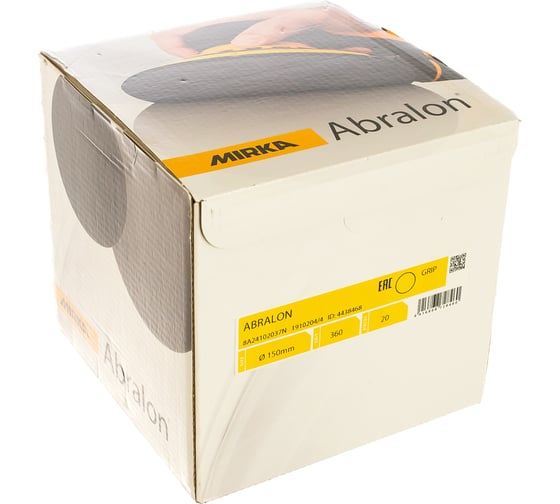 Шлифовальный круг Abralon (150 мм; P360; 20 шт.) MIRKA 8A24102037 8A24102037N