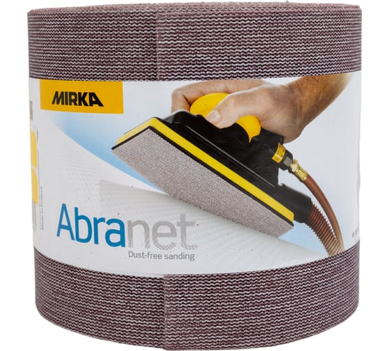 Лист шлифовальный на сетчатой основе ABRANET (10 м; 115 мм; P120) MIRKA 545BY001123R 1