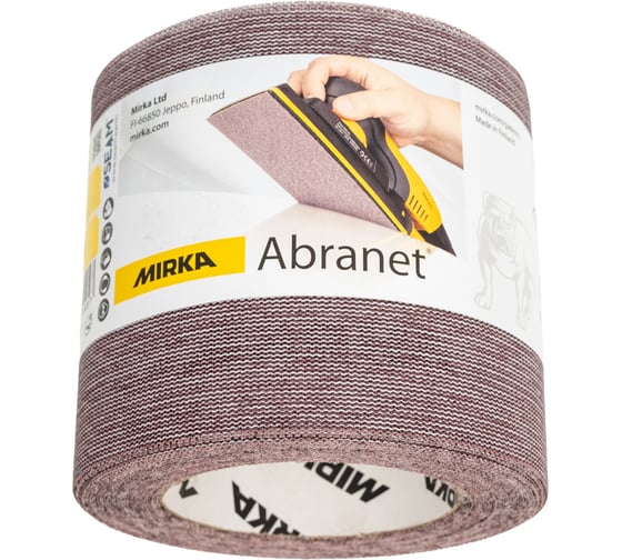 Лист шлифовальный на сетчатой основе ABRANET (10 м; 115 мм; P240) MIRKA 545BY001253R