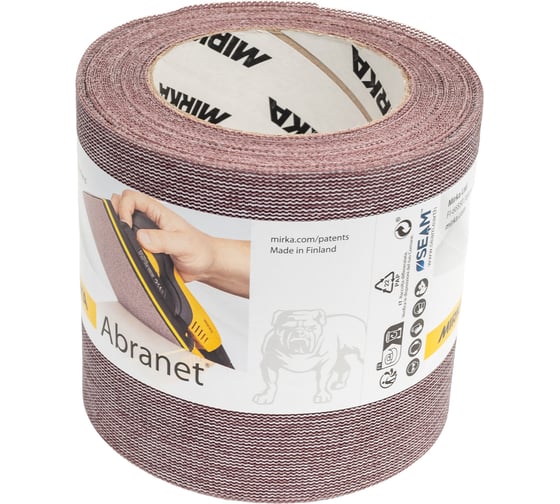 Лист шлифовальный на сетчатой основе ABRANET (10 м; 115 мм; P240) MIRKA 545BY001253R