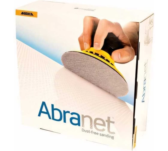 Круг шлифовальный на сетчатой основе ABRANET (50 шт; 150 мм; Р240) MIRKA 5424105025