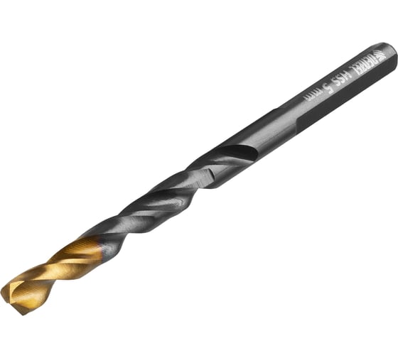 Набор сверл по металлу Golden Tip 1.5-6.5 мм, HSS-Tin, 13 шт Denzel 72318